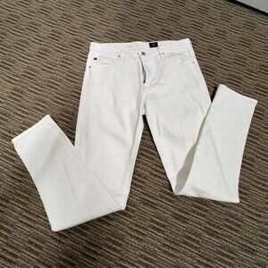 AG Adriano goldschmied women’s white jeans denim size 30